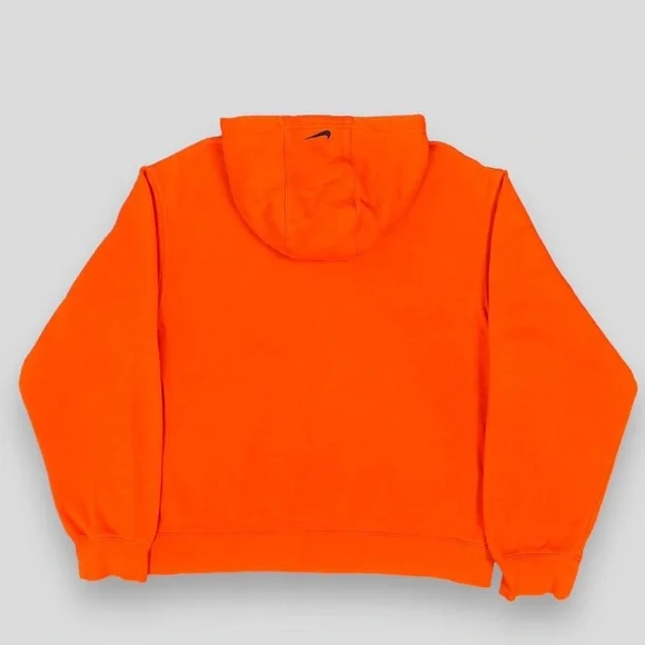 Vintage Nike y2k hoodie orange mens M - Picture 4 of 4